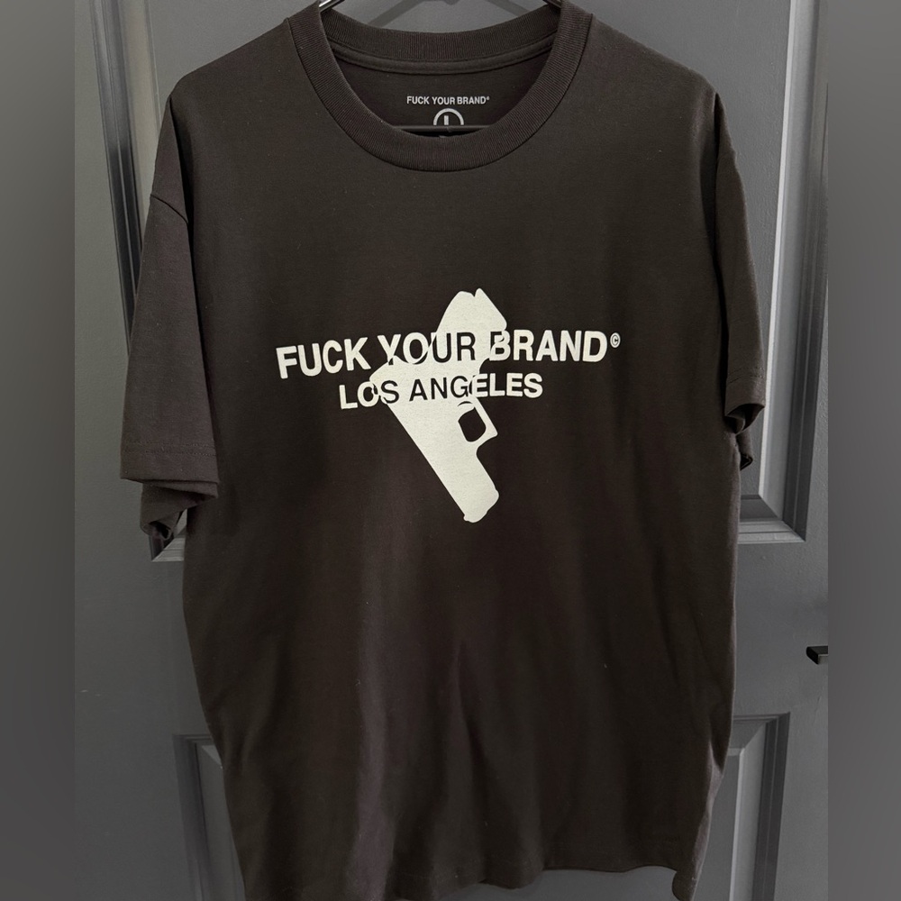 black "F*** Your Brand" Glock t-shirt Large